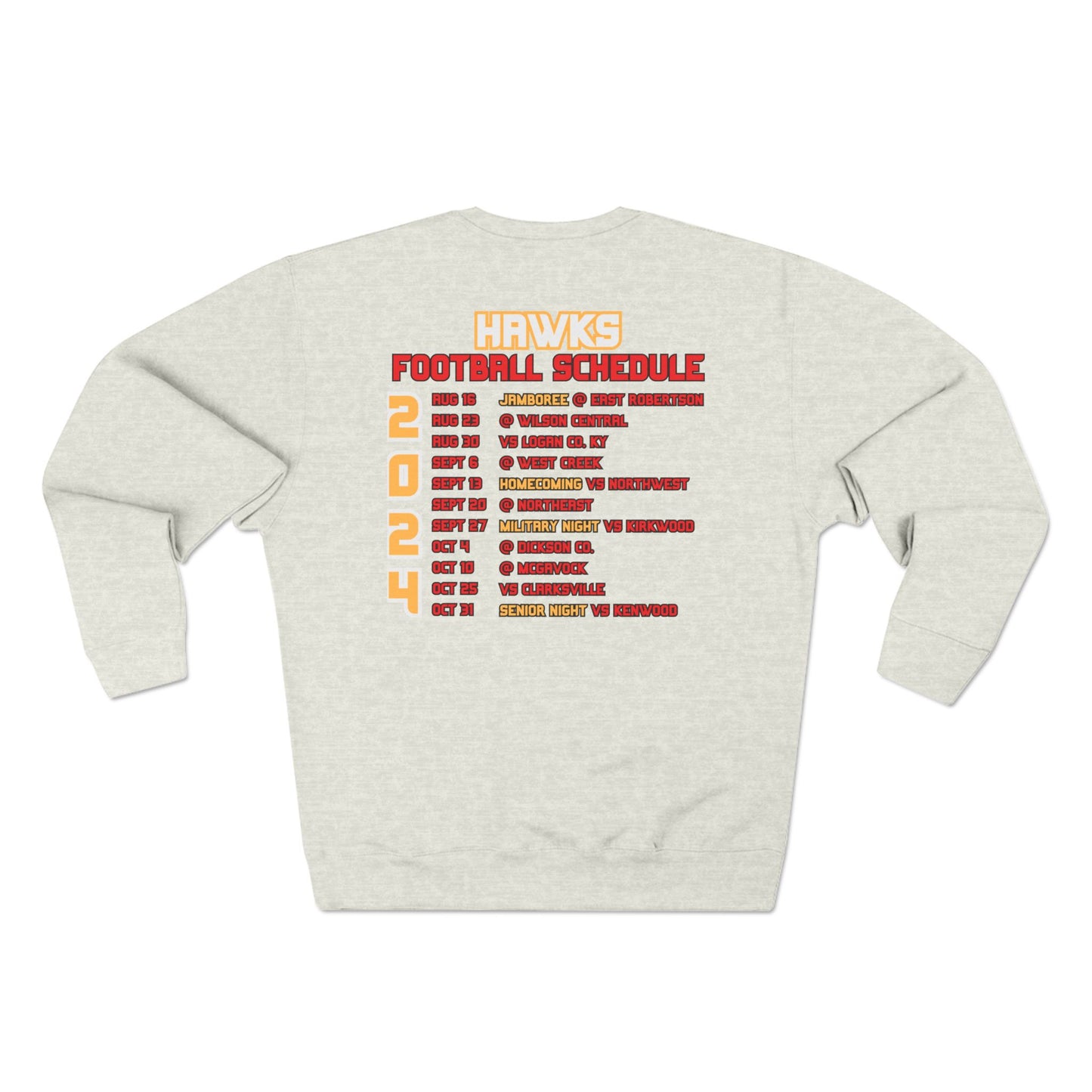 Hawks Football Crew Neck